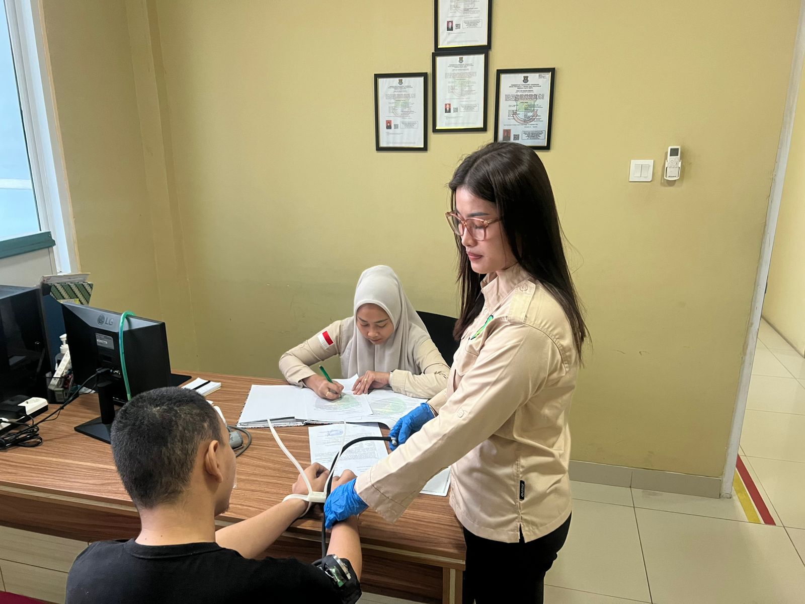 Pemeriksaan Kesehatan Terhadap Tahanan Tahap 2 Di Klinik Bhayangkara Polresta Tangerang