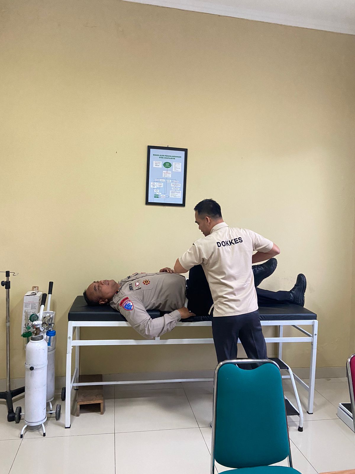 Pelayanan Kesehatan Sekaligus Pemberian Obat Di Klinik Bhayangkara Polresta Tangerang Kepada Anggota & Masyarakat Yang Berobat