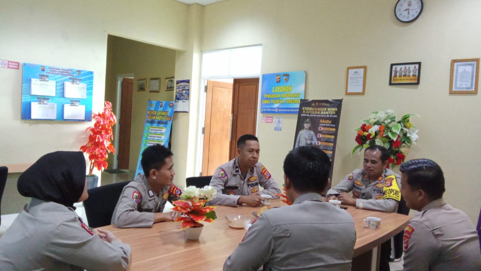 AKP Subarjo, S.H., M.Si , Pimpin Anev Rutin Siwas Polresta Tangerang