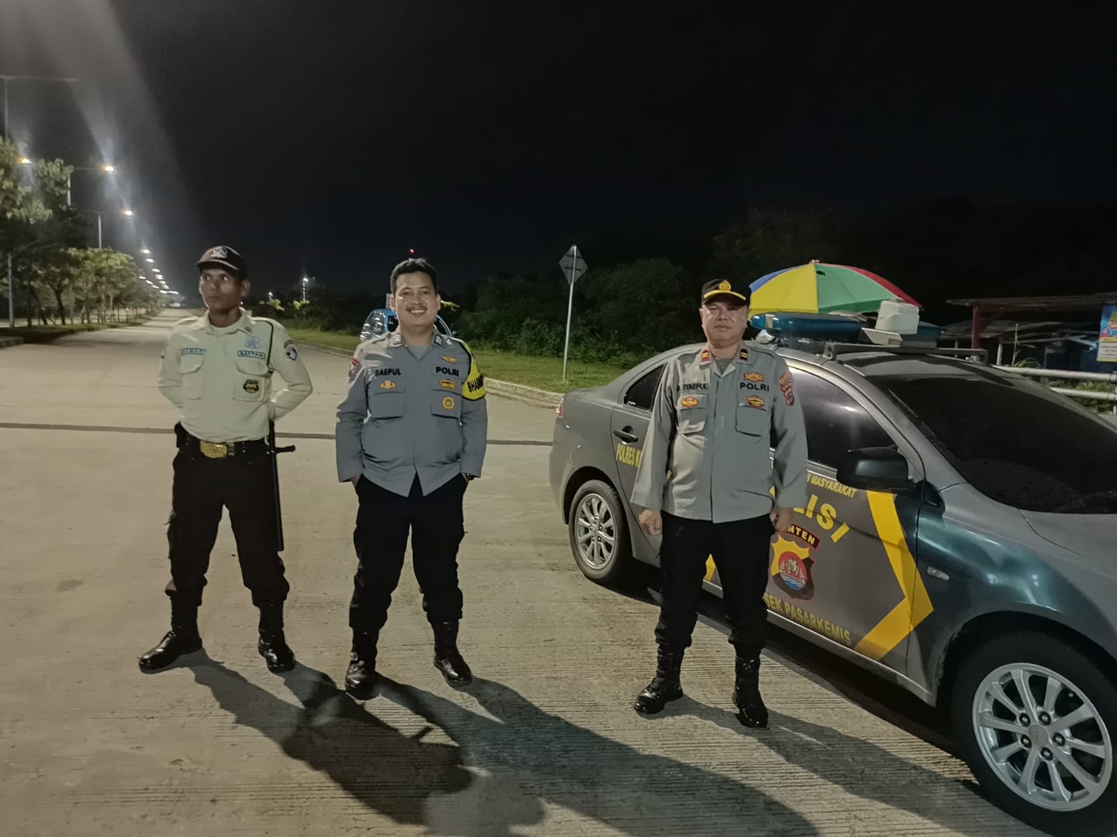 Antisipasi Gangguan Kamtibmas, Polsek Pasar Kemis Patroli Mobile