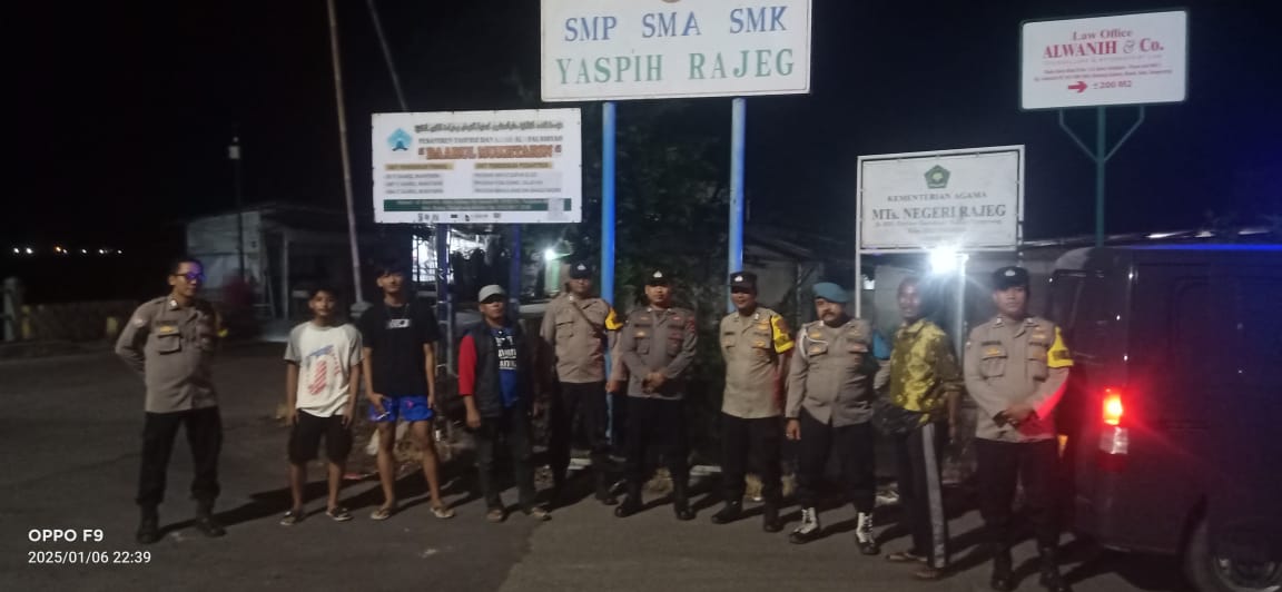Cegah gangguan Kamtibmas, 3c, geng motor, tawuran, Polsek Rajeg tingkatkan patroli mobile.