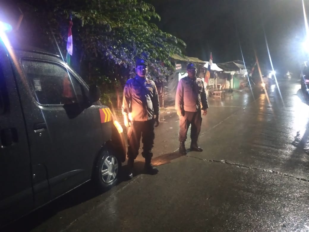 Antisipasi Kriminalitas Jalanan Personil Polsek Mauk Rutinkan Patroli Malam