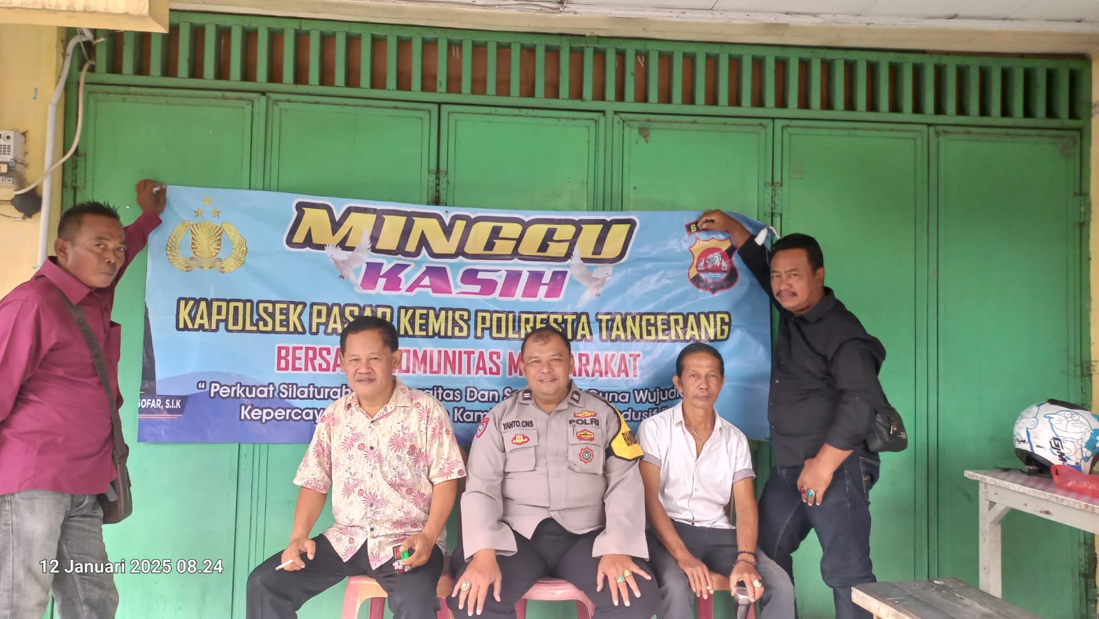 Melalui Program Minggu Kasih Bhabinkamtibmas Ajak Warga Jaga Stabilitas Kamtibmas