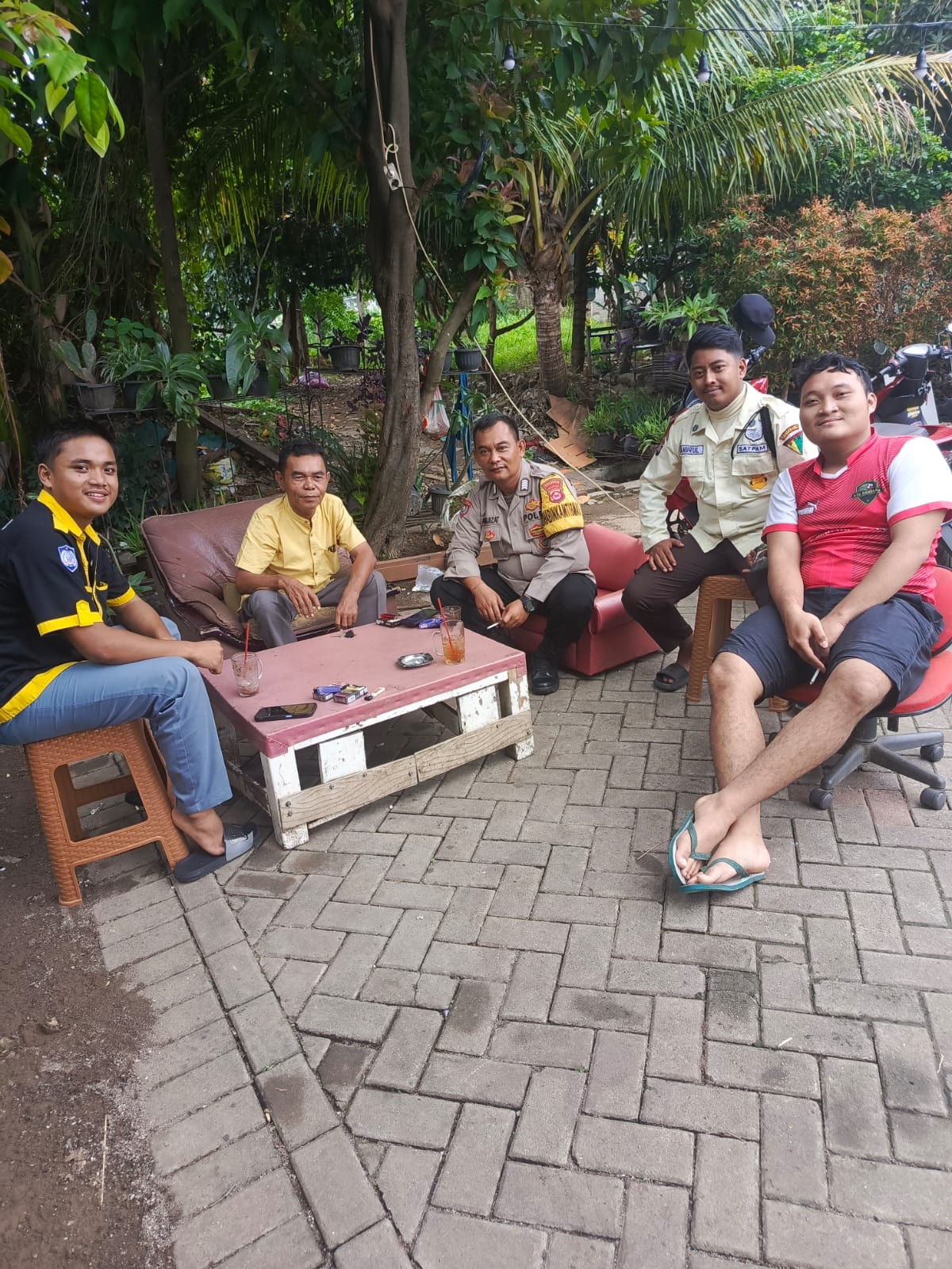 Sambang DDS, Bhabinkamtibmas Sampaikan Pesan Kamtibmas kepada warga Binaan.