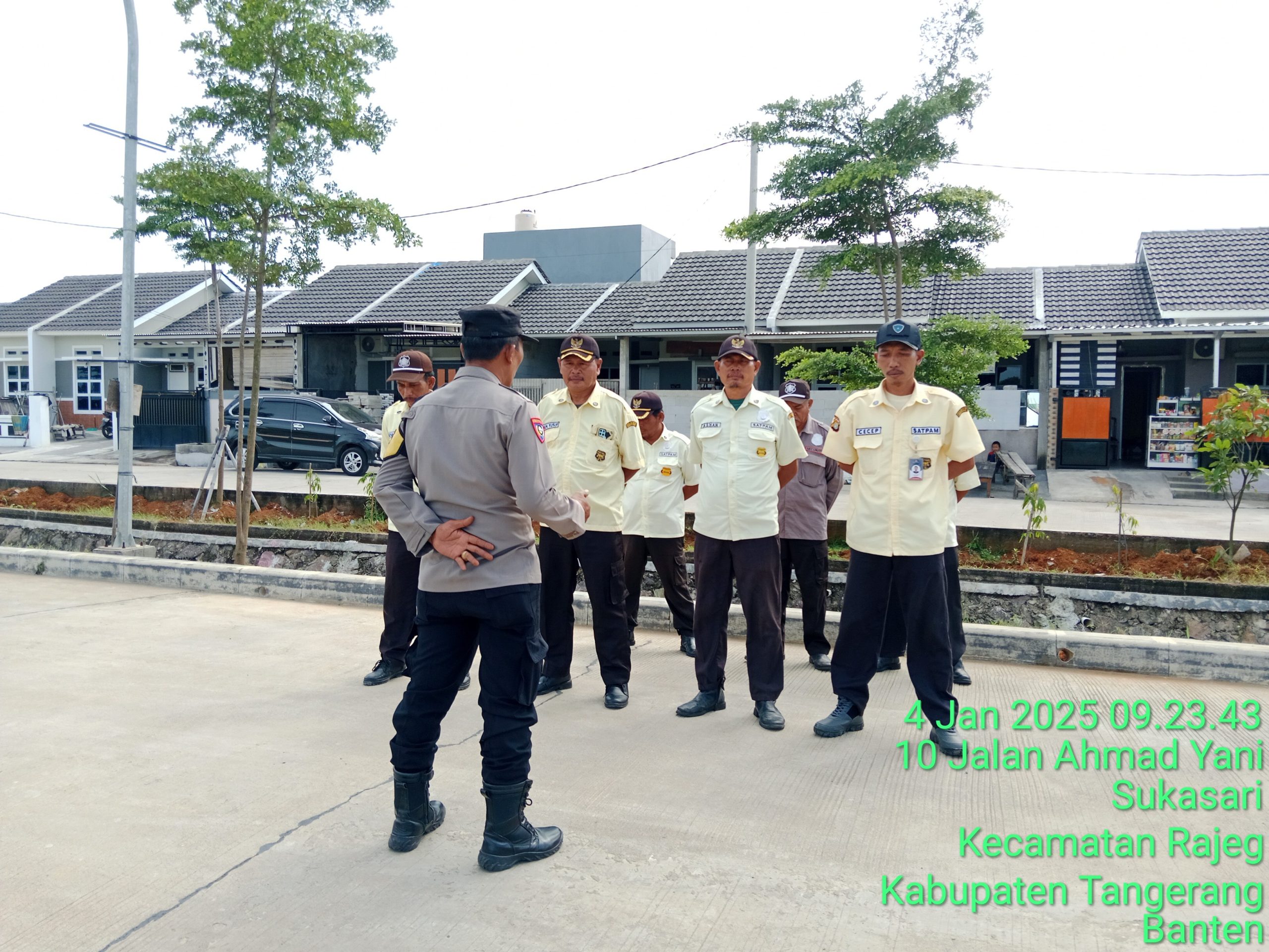 Kegiatan sambang warga binamas. Desa Sukasari Rajeg
