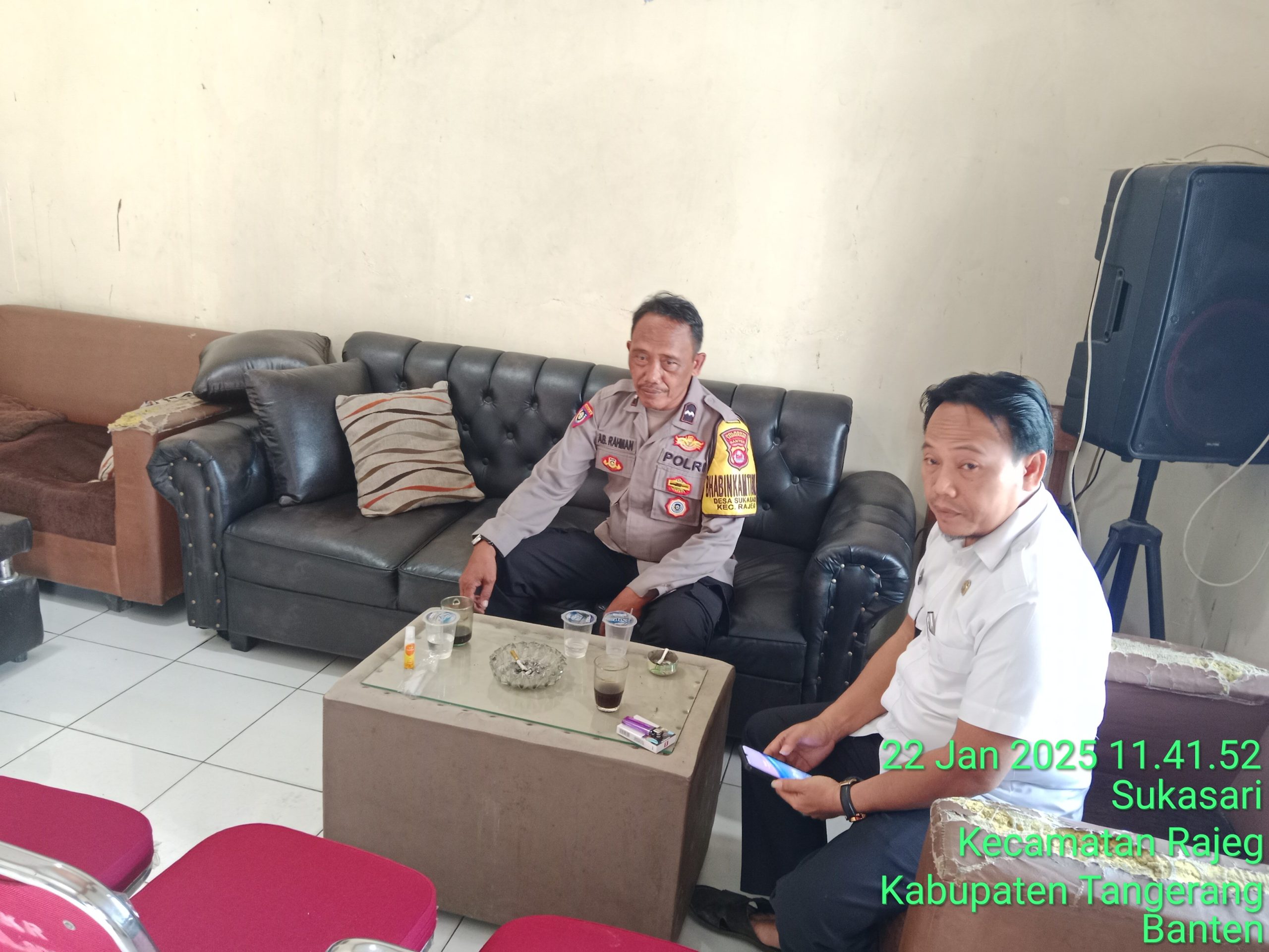 Kegitan bhabinkamtibmas polsek Rajeg Desa Suksari tangerang banten, Sambang warga binaan