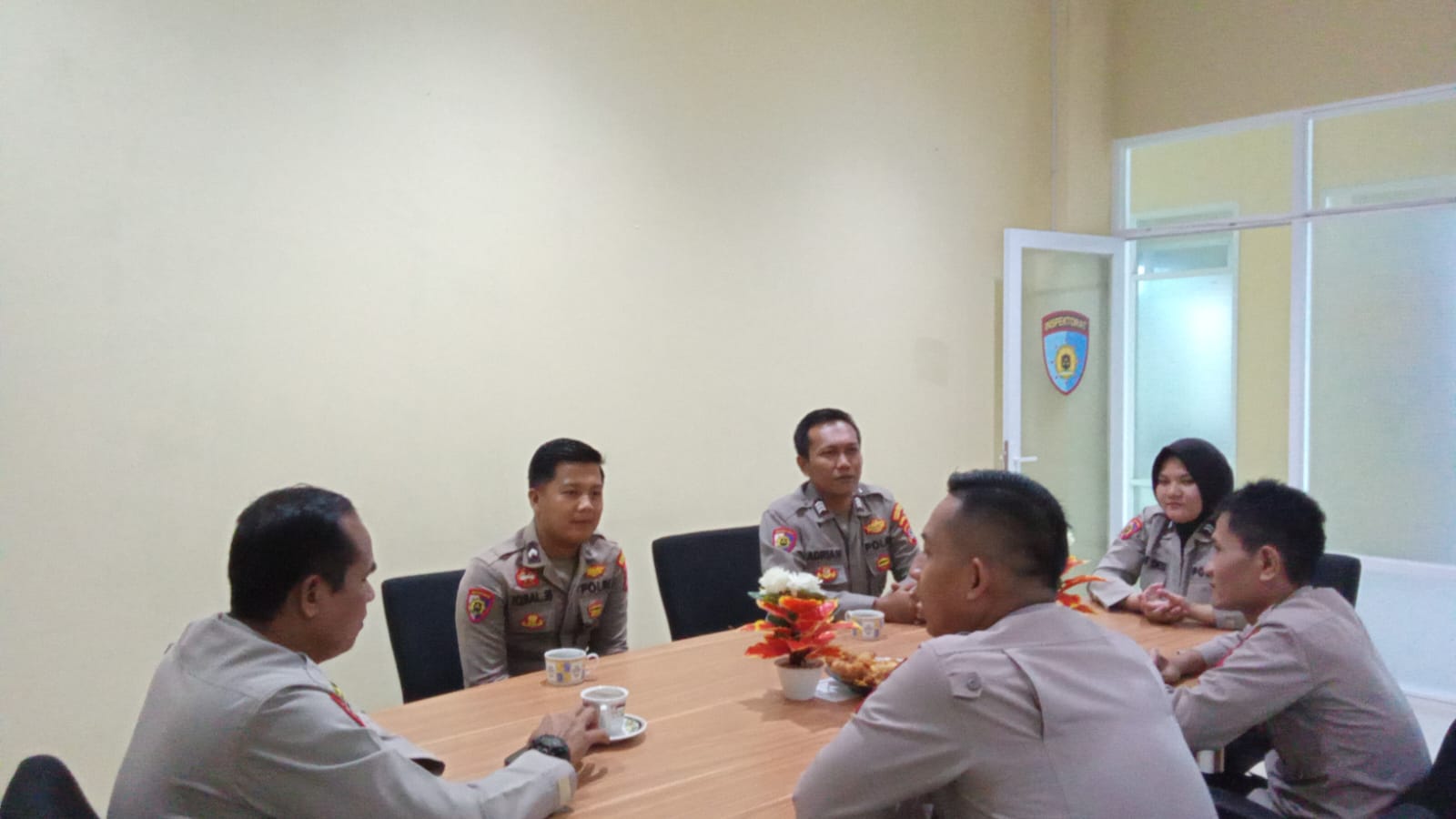 AKP Subarjo, S.H., M.Si , Pimpin Anev Rutin Siwas Polresta Tangerang