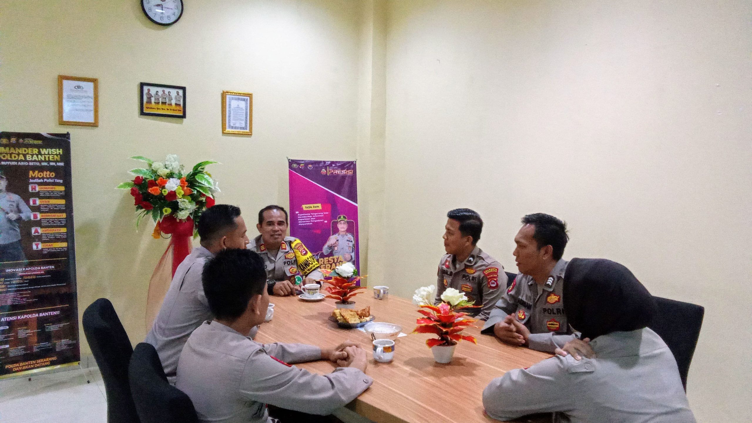 AKP Kudratullah, S.H., M.M , Pimpin Anev Rutin Siwas Polresta Tangerang