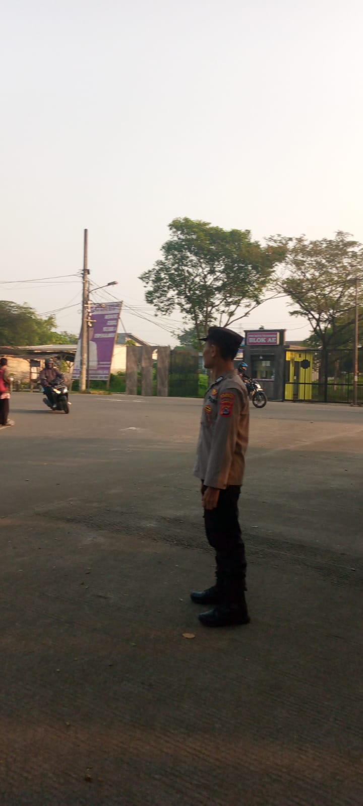 Strong Point anggota siwas Antisipasi Kepadatan Arus Lalulintas