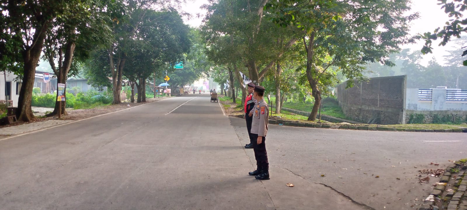 Strong Point anggota siwas Antisipasi Kepadatan Arus Lalulintas