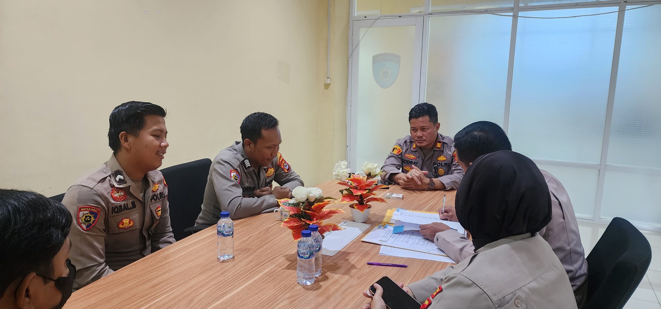 AKP Kudratullah, S.H., M.M. , Pimpin Anev Rutin Siwas Polresta Tangerang