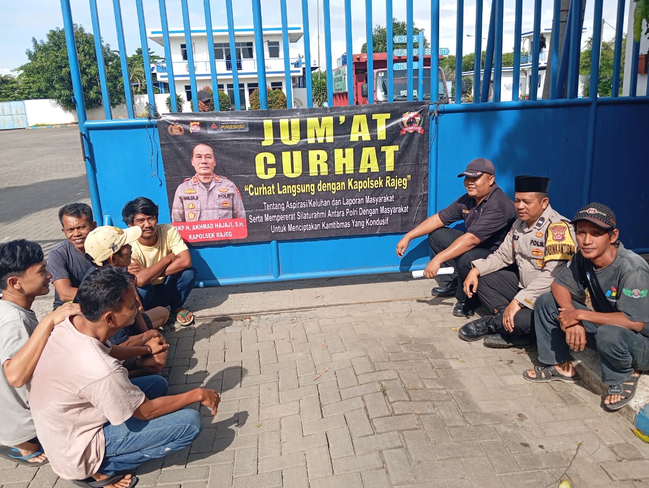 Kegiatan jumat curhat polsek rajeg