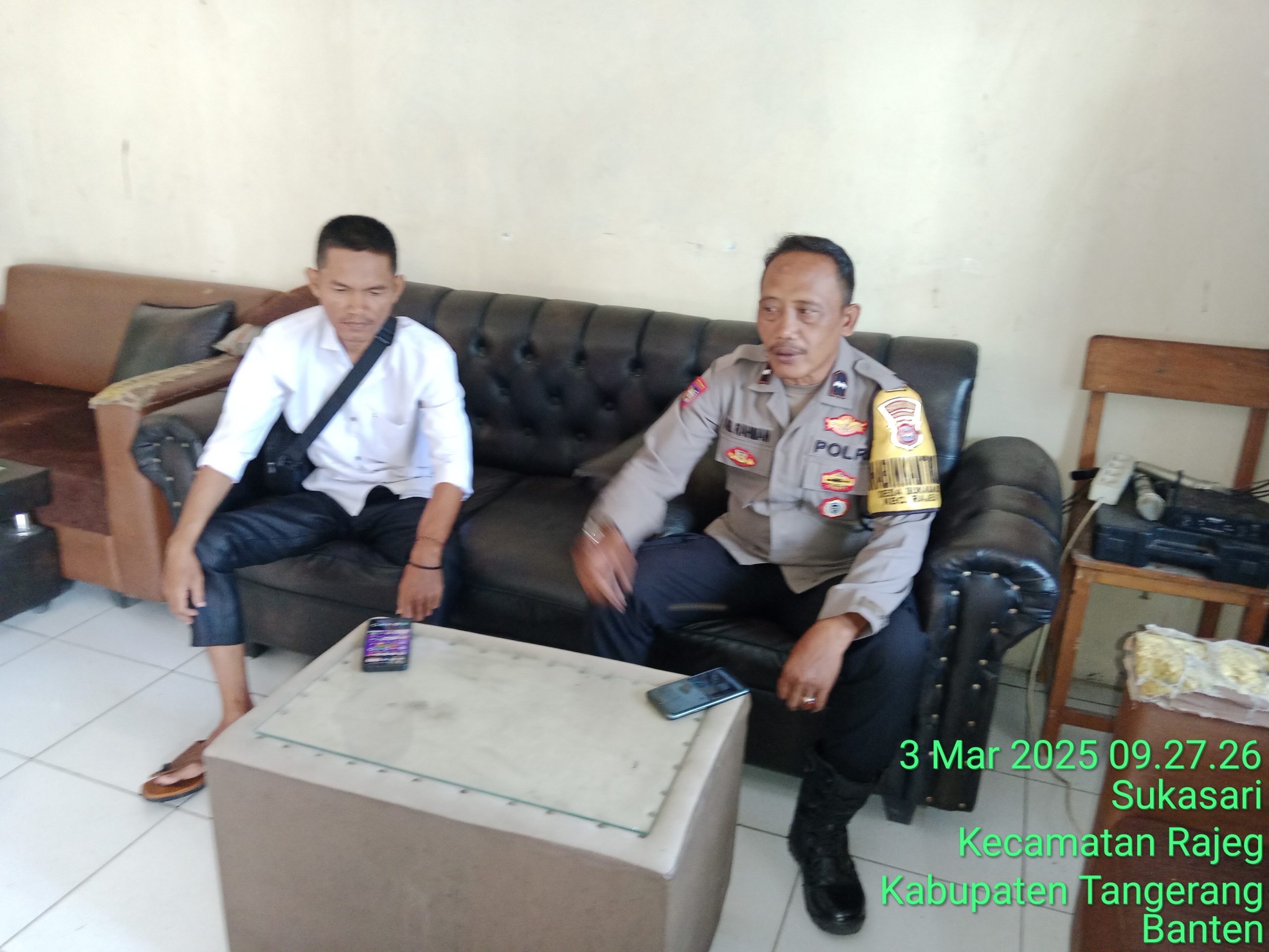 Kegiatan binamas desa sukasari rajeg sambangi warga binaan