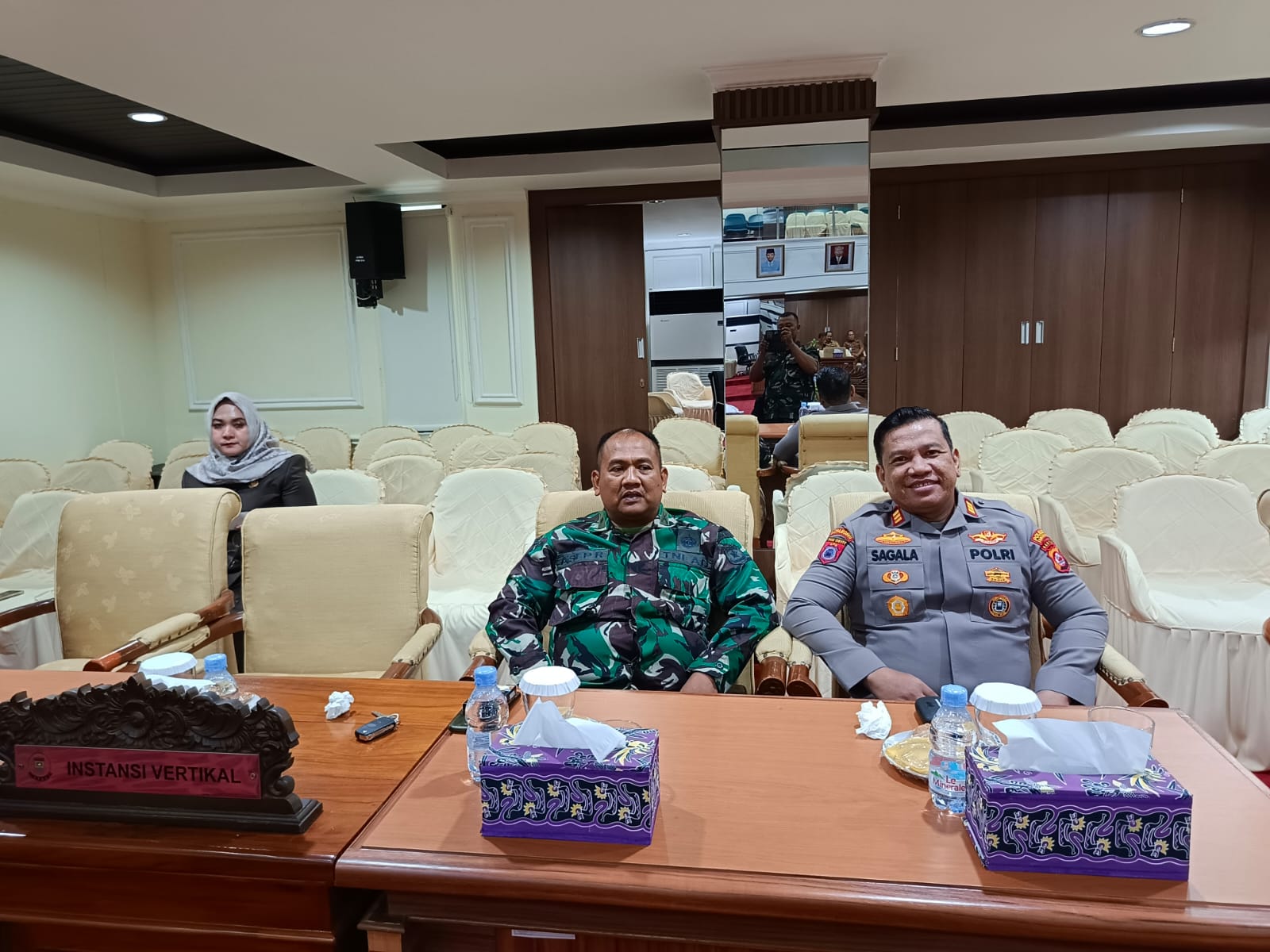 Rapat Paripurna DPRD Kabupaten Tangerang bersama Polresta Tangerang.