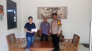 Polsek Panongan Sosialisasikan Larangan Parkir dan Bongkar Muat di Badan Perusahaan Jalan Desa kepada