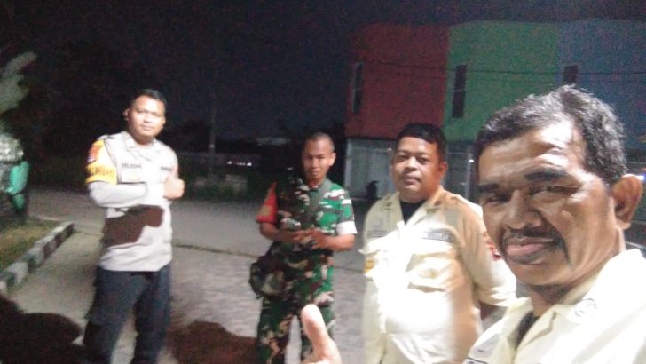 Bhabinkamtibmas dan Babinsa Intensifkan Siskamling di Serdang Kulon, Ajak Warga Cegah Curanmor