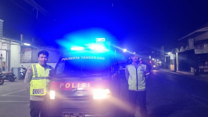 Patroli Cipta Kondisi Polsek Pasar Kemis Intensif Digelar, Antisipasi 3C hingga Balap Liar