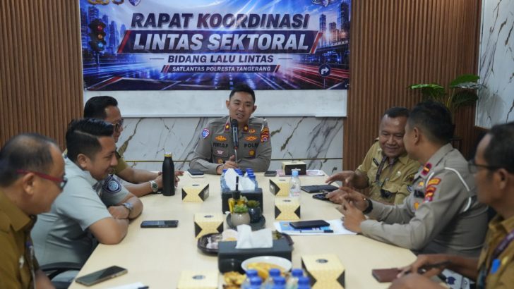 *Tekan Angka Kecelakaan, Satlantas Polresta Tangerang Gelar Rakor Lintas Sektoral*