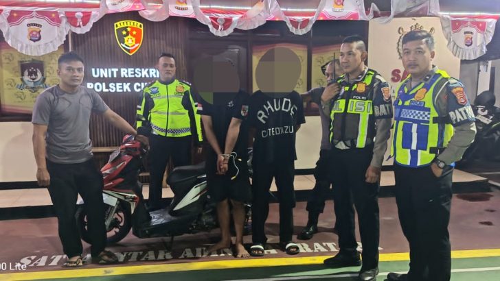 *Blue Light Patrol Satlantas Polresta Tangerang Gagalkan Aksi Curanmor, Dua Pria Diamankan*