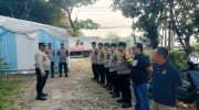 *Polsek Tigaraksa Gelar Apel Pagi, Persiapkan Gladi Bersih Vicon Peresmian Jembatan Merah Putih*