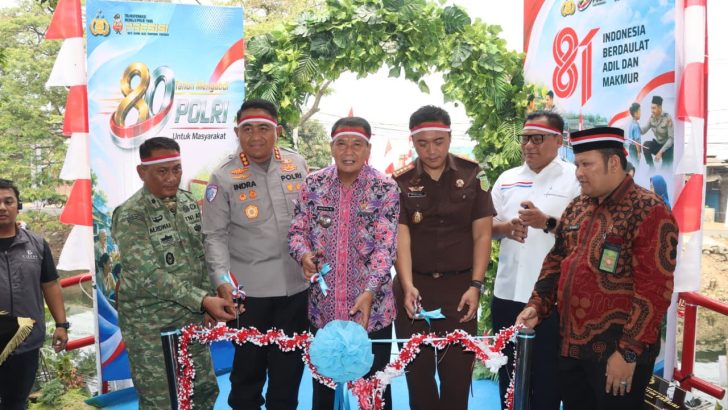 *Polresta Tangerang Bangun dan Revitalisasi 14 Jembatan Merah Putih, Bantu Tingkatkan Konektivitas Warga*