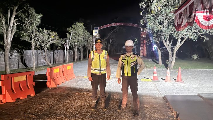 Cegah Gangguan Kamtibmas, Kapolsek Mauk dan Kanit Provos Pimpin Patroli KRYD di PLTU Lontar