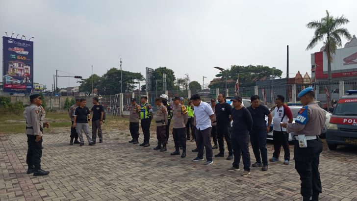 Sipropam Polresta Tangerang Cek Personel Pengamanan Liga Persahabatan Mini Soccer