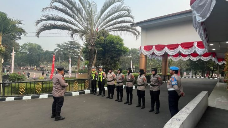 Sipropam Turun Langsung Pastikan Pengamanan Car Free Day Optimal