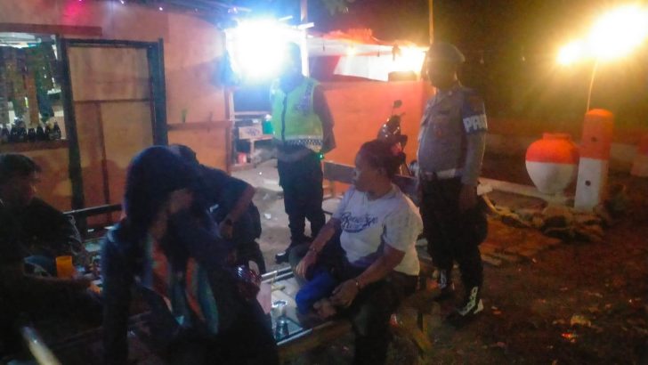 Cegah Aksi Gangster dan Tawuran, Kapolsek Mauk Pimpin Patroli Malam di Jalan Raya Mauk Tegal Kunir Kidul