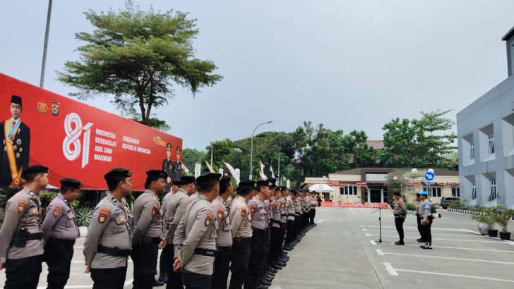 Sipropam Cek Personel, Kesiapan Dalmas Makin Mantap