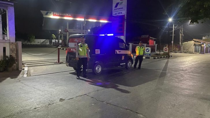 egah C3 dan Menjaga Kondusifitas, Personel Polsek Mauk Gelar Patroli Malam Jalur Mauk-Kemiri