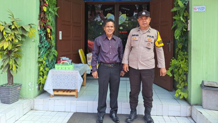 Polsek Mauk Lakukan Pemantauan Kegiatan Ibadah di GPDI Desa Margamulya
