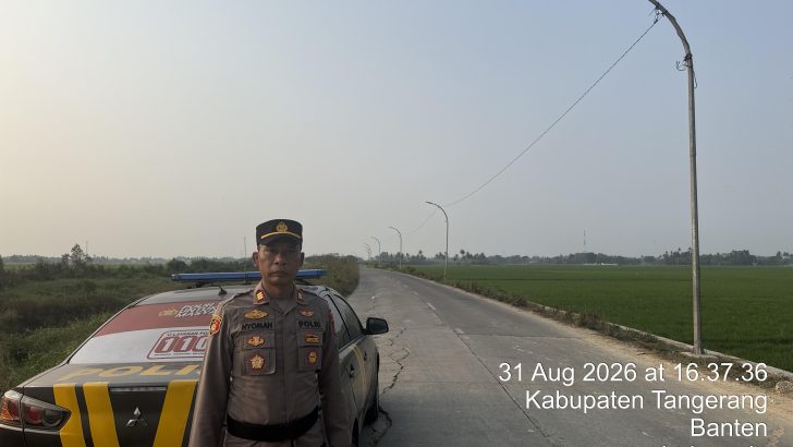Polsek Mauk Gelar Patroli Mobile, Antisipasi Tawuran Pelajar dan Gangguan Kamtibmas Sore Hari