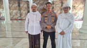 Kapolsek Tigaraksa AKP Iwan Wahyudi Bersama Personel Laksanakan Shalat Jumat Keliling di Masjid Besar Ismatul Hasanah