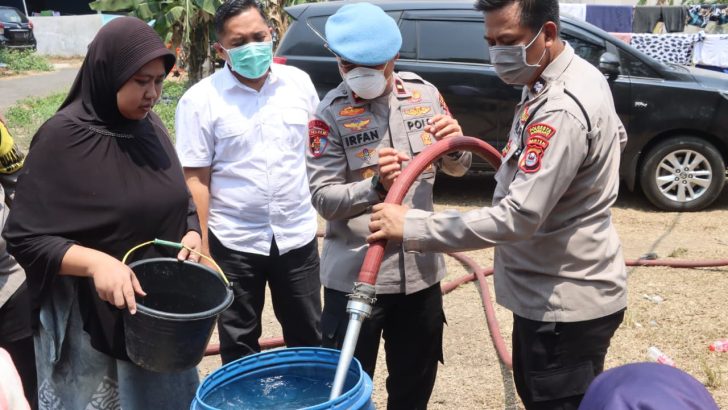 Aksi Humanis Kasipropam, Air Bersih Mengalir untuk Warga Daru