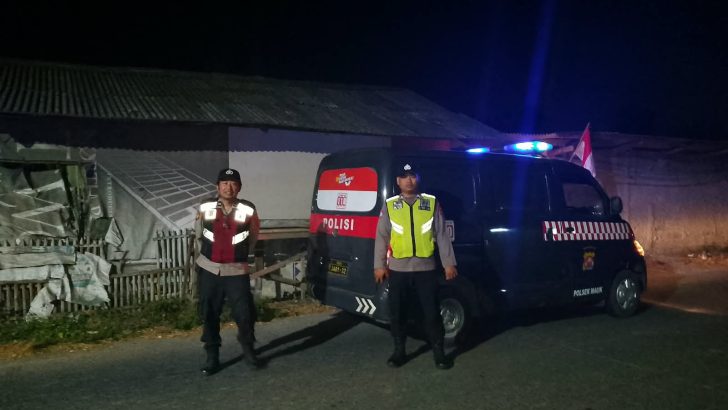 Personel Polsek Mauk Gelar Patroli Malam, Antisipasi Gangguan Kamtibmas dan Kejahatan 3C