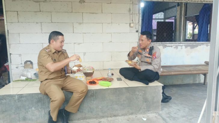 Silahturahmi, Kapolsek Tigaraksa Sambangi Kantor Kecamatan Jambe