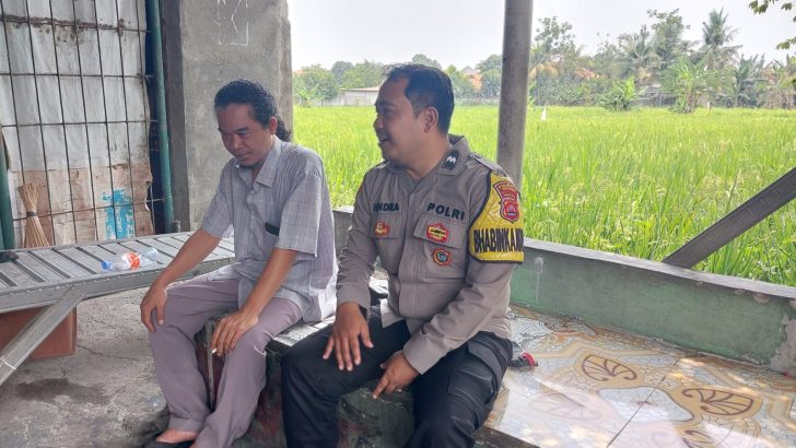 Bhabinkamtibmas Polsek Mauk Laksanakan Program Kapolda Poliran/Polisi Peduli Pengangguran
