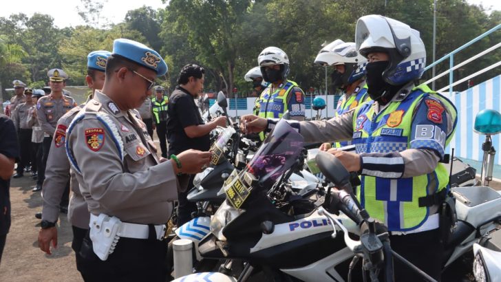 Sipropam Perkuat Pengawasan, Kendaraan Dinas Satlantas Dicek