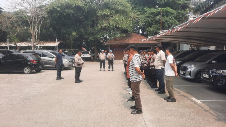 Kawal Aspirasi dengan Humanis, Sipropam Cek Kesiapan Personel