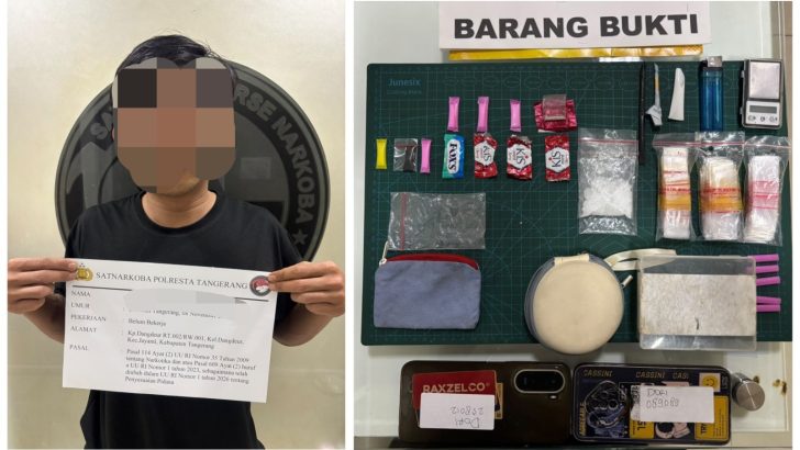 Simpan 14,52 Gram Sabu di Rumah Kontrakan, Pria 26 Tahun Ditangkap Polresta Tangerang