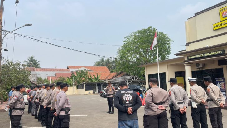 Kapolsek Mauk Pimpin Apel Pagi Personel