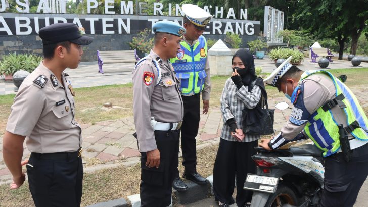 Hari Pertama Operasi Patuh Maung 2026, Polresta Tangerang Tindak Pelanggar Lalu Lintas