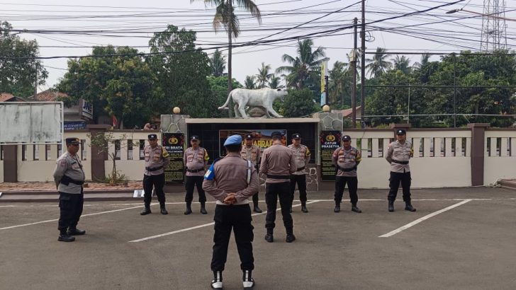 Pimpin Apel Pagi, Kapolsek Mauk Tekankan Kedisiplinan dan Kesiapsiagaan Anggota