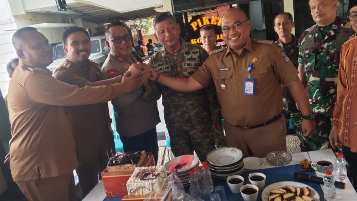 Tak Sekadar Seremoni, HUT TNI ke-81 Jadi Momentum Perkuat Soliditas TNI-Polri di Pasar Kemis