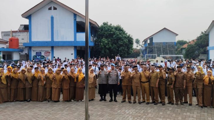 Sipropam Polresta Tangerang Hadir di Sekolah, Tanamkan Disiplin dan Karakter Positif
