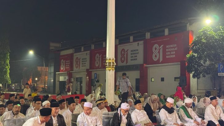 KAPOLSEK TIGARAKSA HADIRI TASYAKURAN HARI JADI KE-394 KABUPATEN TANGERANG TINGKAT KECAMATAN TIGARAKSA