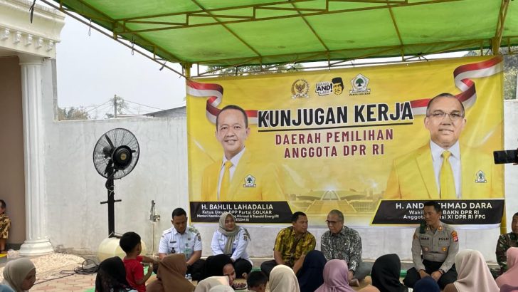 KAPOLSEK TIGARAKSA HADIRI SILATURAHMI DAN KUNJUNGAN KERJA ANGGOTA DPR RI H. ANDI ACHMAD DARA DI KELURAHAN KADUAGUNG