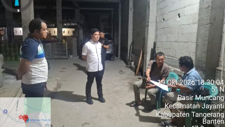 Unit Reskrim Polsek Cisoka Cek TKP Dugaan Penimbunan Solar Bersubsidi