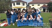 Sambangi Siswa SMAN 2 Kab. Tangerang di Halaman Kec. Mauk, Kapolsek Mauk Tegaskan Program “Poldik”